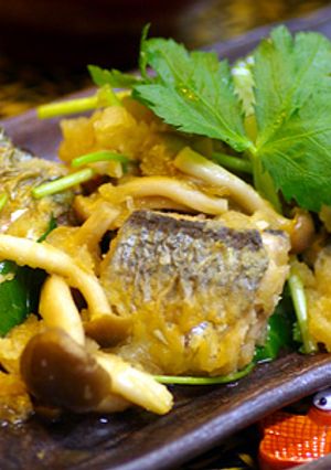 ★秋刀魚としめじのおろしポン酢和え★-レシピのメイン写真