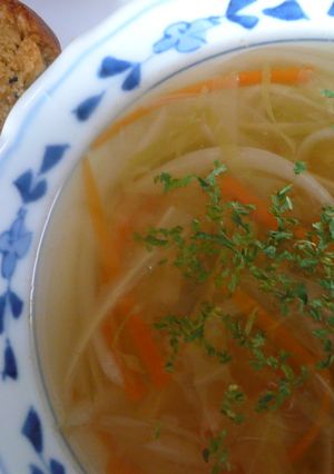千切り野菜たっぷりスープ☆-レシピのメイン写真