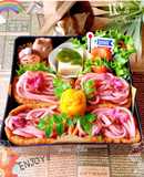桜そばのおいなりさん こどもの日弁当
