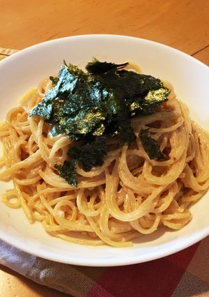 混ぜるだけ！簡単！タラコのクリームパスタ-レシピのメイン写真