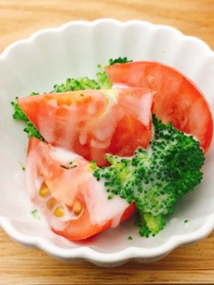 トマトとブロッコリーサラダ-レシピのメイン写真