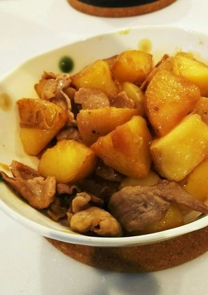 甘辛豚肉と新じゃが炒め-レシピのメイン写真
