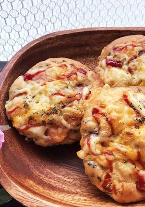 朝食に♪米粉のホットドッグ風おかずパン♡-レシピのメイン写真