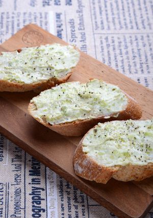 そら豆のタルティーヌ-レシピのメイン写真
