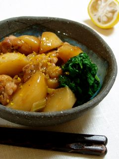 鶏とかぶの炒め煮*ゆずあんかけ-レシピのメイン写真