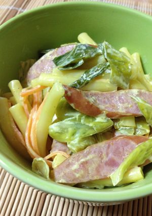【京都丹波】春キャベツのマカロニサラダ-レシピのメイン写真