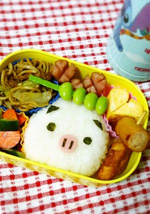 簡単キャラ弁☆ブタさん-レシピのメイン写真