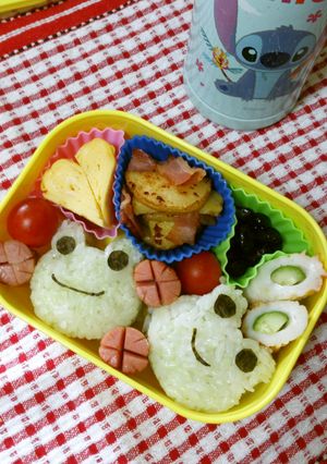 簡単キャラ弁☆カエルさん-レシピのメイン写真