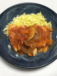 チキンのトマト煮込み-レシピのメイン写真