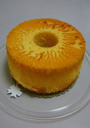 メープル＆オレンジ風味のシフォンケーキ-レシピのメイン写真