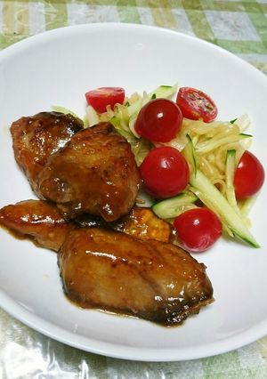 お酢でさっぱり!鰤の照り焼き☆付け合わせ-レシピのメイン写真