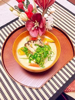 マクロビレシピ ♪ 豆乳味噌汁 ♪-レシピのメイン写真