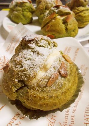 パリッと固めのシュー皮♡ほうれん草入り～-レシピのメイン写真