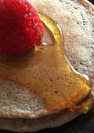 グリーンバナナの粉でダイエットパンケーキ-レシピのメイン写真