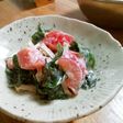 大量消費!①わかめとトマトのサラダლ(´