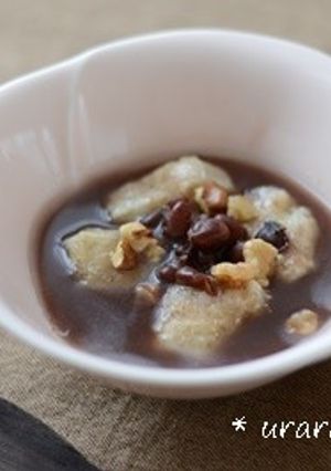 雑穀餅と絹粕のぜんざい-レシピのメイン写真