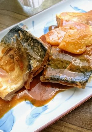 鯖の味噌ごま煮-レシピのメイン写真