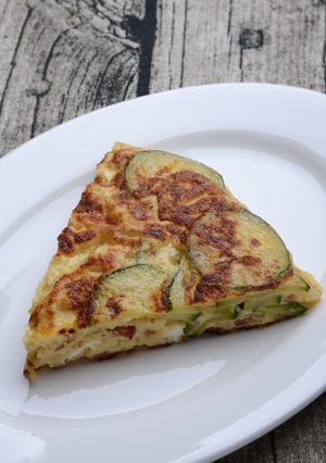 ズッキーニのフリッタータ-レシピのメイン写真