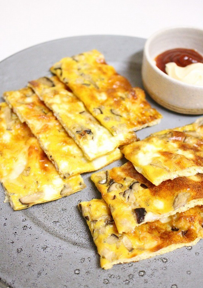 ジャコと椎茸の卵焼き-レシピのメイン写真