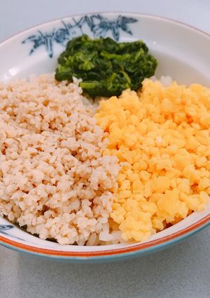基本の三色丼♪-レシピのメイン写真