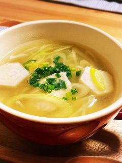 鳥ささみともち麦のスープ-レシピのメイン写真