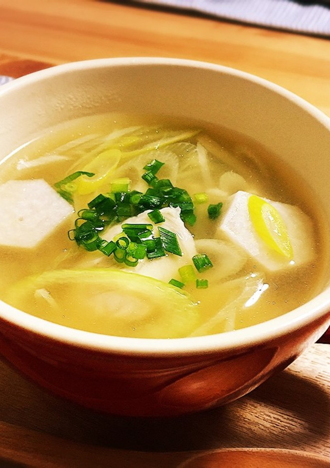 鳥ささみともち麦のスープ-レシピのメイン写真