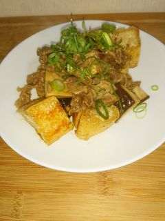 牛肉と油揚げのオイスター炒め-レシピのメイン写真