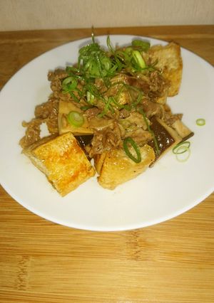 牛肉と油揚げのオイスター炒め-レシピのメイン写真
