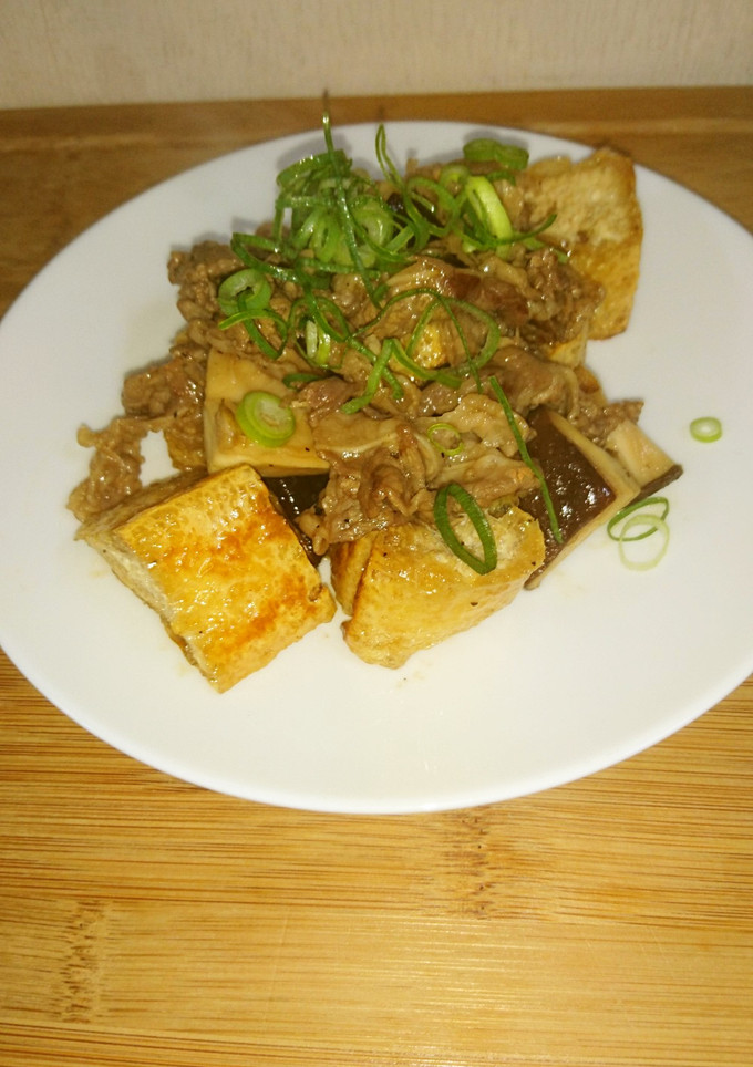 牛肉と油揚げのオイスター炒め-レシピのメイン写真