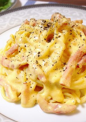 簡単☆濃厚カルボナーラ*特製チーズソース-レシピのメイン写真