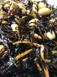 芽ひじきで時短!ひじきの煮物-レシピのメイン写真