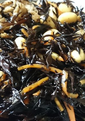 芽ひじきで時短！ひじきの煮物-レシピのメイン写真