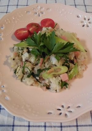 ハーブ料理＊イタリアンパセリのチャーハン-レシピのメイン写真