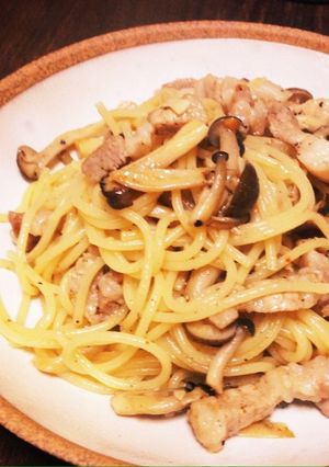 豚バラときのこのパスタ-レシピのメイン写真