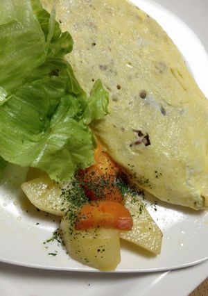 牛肉入りオムレツ-レシピのメイン写真