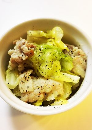 春キャベツと豚バラの蒸し煮-レシピのメイン写真