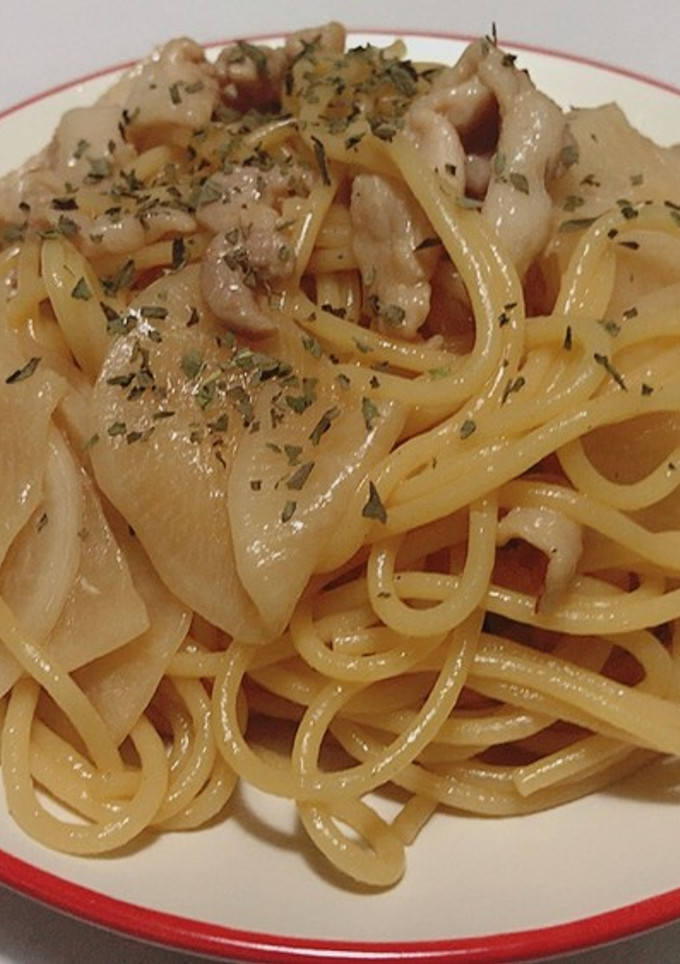 豚肉と大根の和風パスタ:-)-レシピのメイン写真