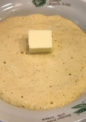 レンジで簡単、ふわふわパンケーキ?-レシピのメイン写真