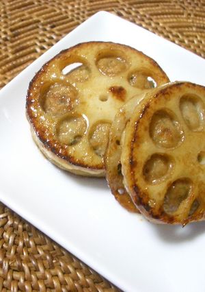 レンコンのはさみteri焼き-レシピのメイン写真