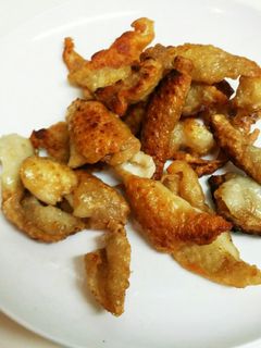 鶏皮のカリカリおつまみ-レシピのメイン写真