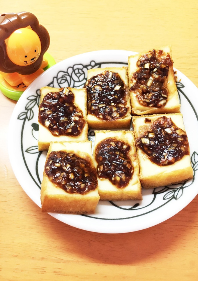 厚揚げのネギ味噌のっけ焼き-レシピのメイン写真