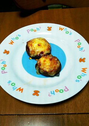 ﾄﾛ～ﾘﾁｰｽﾞの椎茸ピザ-レシピのメイン写真