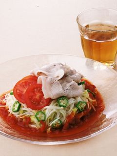 イタリアンサラダそうめん 豚しゃぶ風-レシピのメイン写真