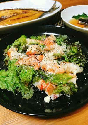 エビとレタスのサラダ-レシピのメイン写真