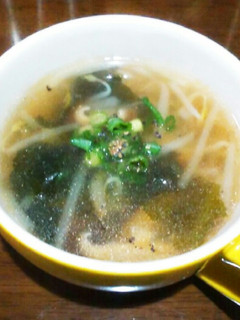 もやしと椎茸の中華スープ-レシピのメイン写真