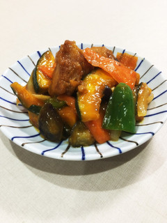 時短調理☆唐揚げと彩り野菜の甘酢あんかけ-レシピのメイン写真
