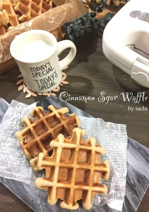 簡単！HM☆シナモンシュガーワッフル-レシピのメイン写真