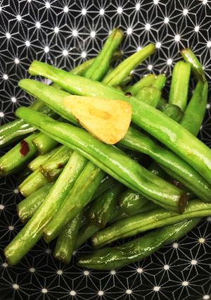 さやいんげんの和風ペペロンチーノ-レシピのメイン写真