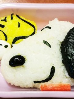 意外と簡単なスヌーピーのキャラ弁!-レシピのメイン写真