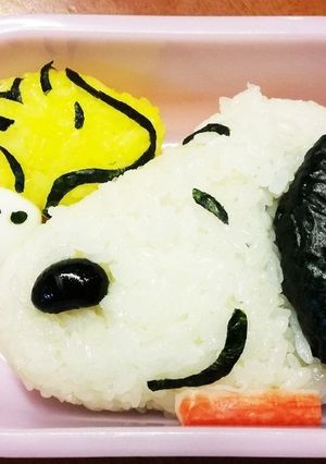 意外と簡単なスヌーピーのキャラ弁!-レシピのメイン写真